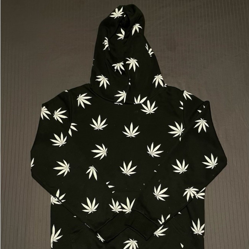 Weed Print Hoodie